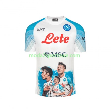 Koszulka SSC NAPOLI Face Game Lozano 11 Domowe Stroje Piłkarskie 2022/23 Krótki Rękaw